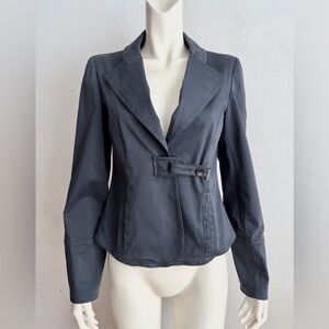 Armani Collezioni Tailored Jacket Blazer Sz 6 Button Long Sleeves Structured